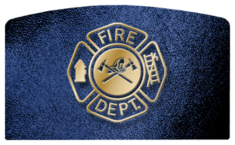 DACRO-418-SH-BL Fire Department Shimmer Blue
